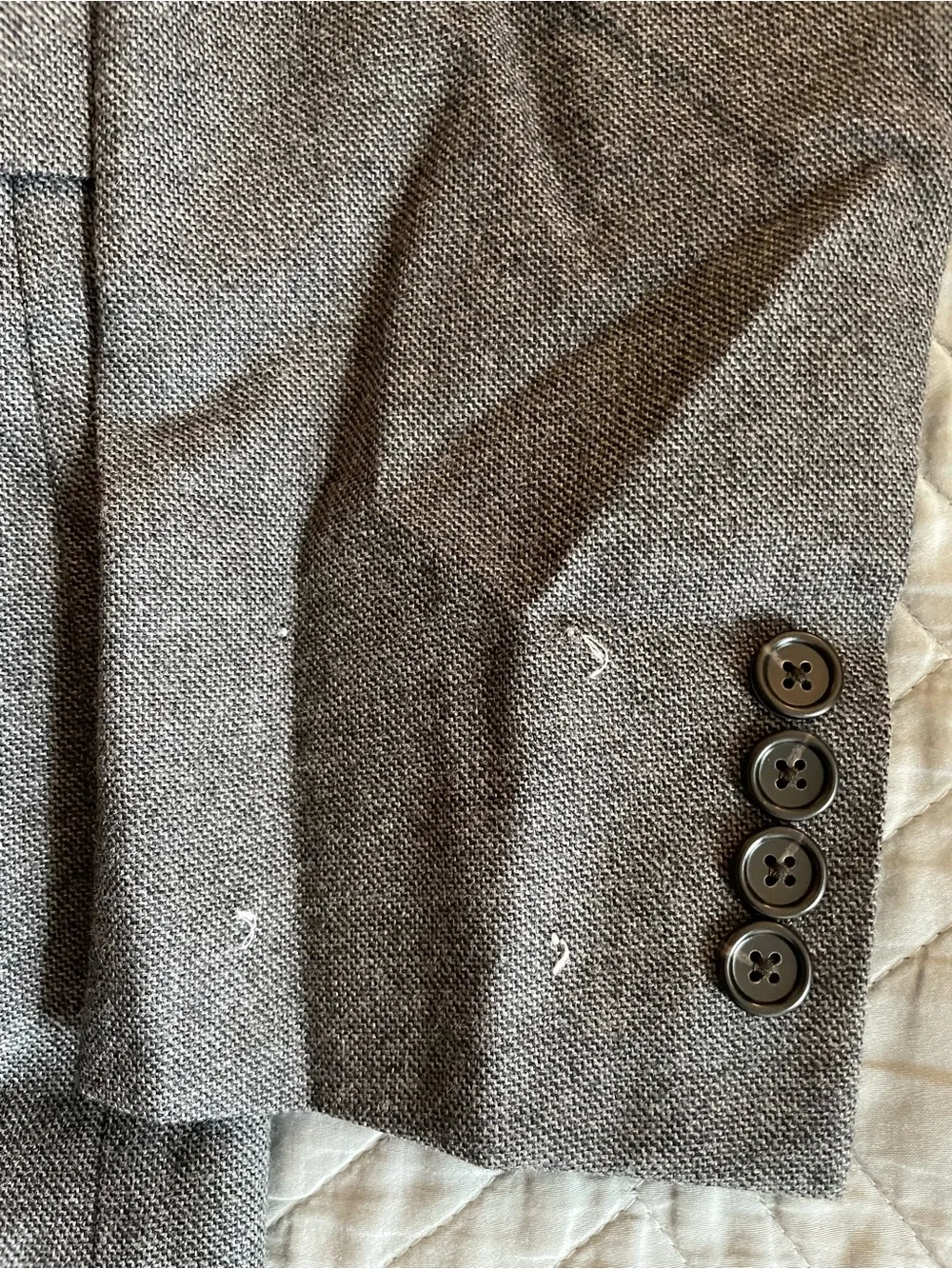 J. CREW Ludlow Slim-fit suit jacket in English cotton-wool blend Charcoal 38 R
